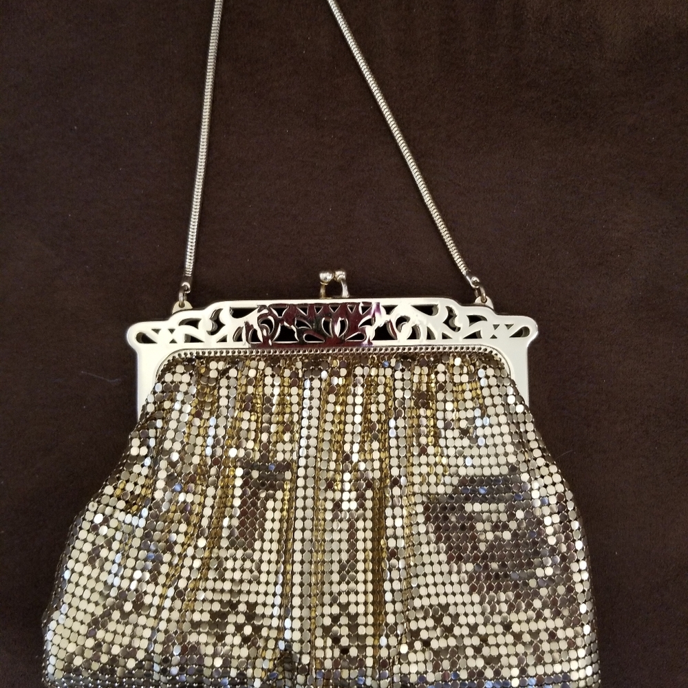 Vintage Whiting & Davis Gold Purse